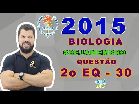 Thumbnail da aula: UERJ 2015 - 2o EQ - Questão 30 - Com a implantação de atividades agropecuárias populações muito redu