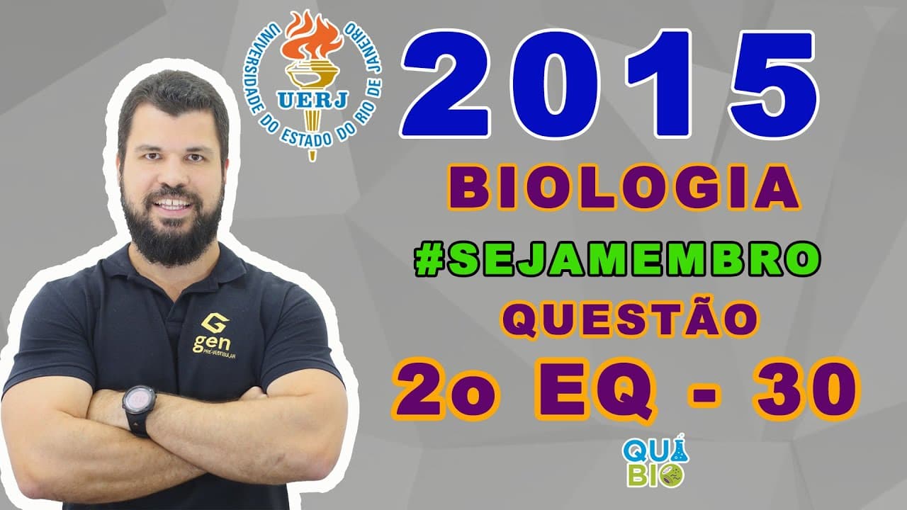 Thumbnail: UERJ 2015 - 2o EQ - Questão 30 - Com a implantação de atividades agropecuárias populações muito redu