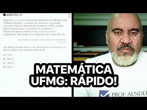 Thumbnail da aula: Você Consegue Resolver Questões de Matemática do UFMG em Apenas 5 Minutos?