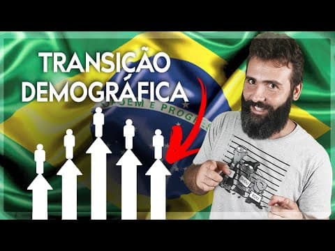 Thumbnail da aula: TRANSIÇÃO DEMOGRÁFICA BRASILEIRA: TAXA DE NATALIDADE, MORTALIDADE E CRESCIMENTO VEGETATIVO