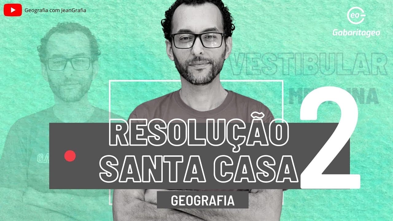 Thumbnail: Resolução da Prova da Santa Casa | Geografia | Parte II |