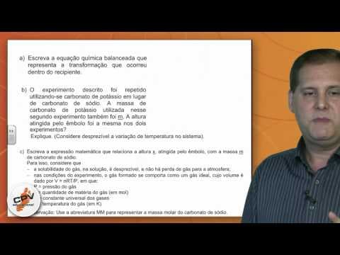 Thumbnail da aula: Química - Fuvest 2012 - 2ª fase - 2º dia
