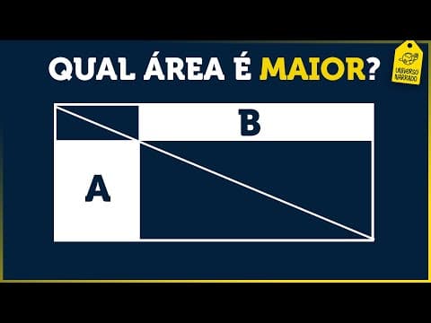 Thumbnail da aula: Qual retângulo tem MAIOR área? Matemática | Geometria