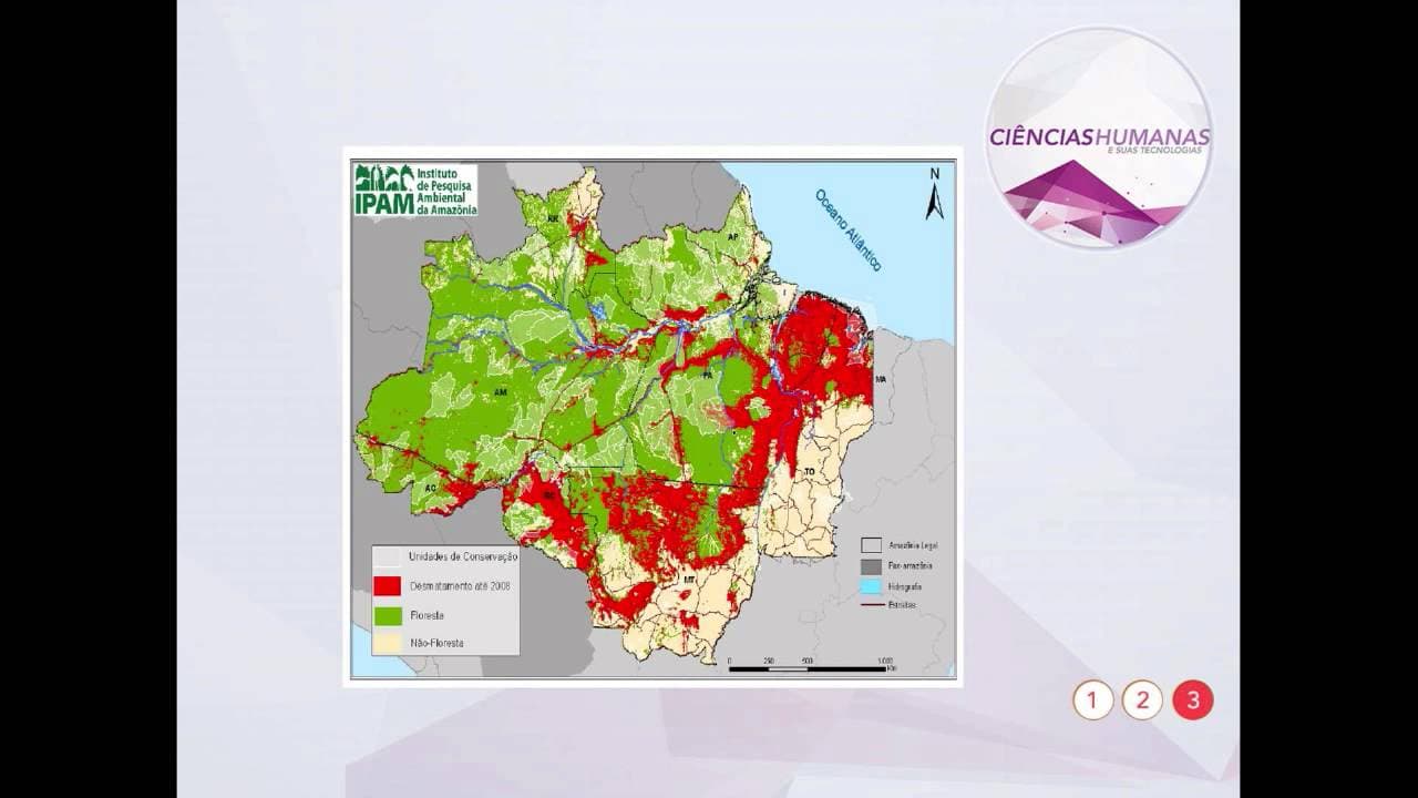 Thumbnail: Geografia - Desmatamento na Amazônia - ENEM | QG Resolve