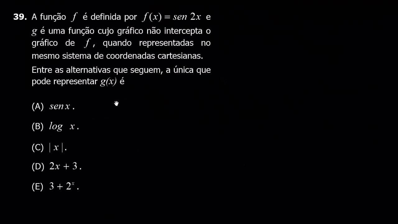 Thumbnail: Correção UFRGS 2013 Matemática questões 37, 38, 39 e 40