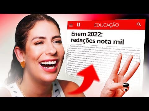 Thumbnail da aula: Os 3 PADRÕES da REDAÇÃO do ENEM que 99% dos vestibulandos desconhecem