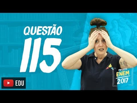 Thumbnail da aula: Enem 2016 - Linguagens | Questão 115 (Caderno Rosa)