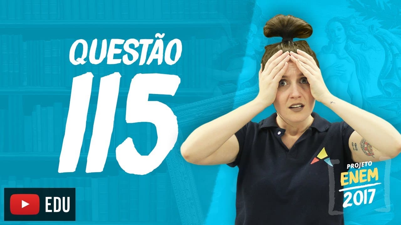 Thumbnail: Enem 2016 - Linguagens | Questão 115 (Caderno Rosa)