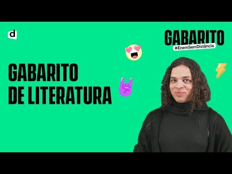 Thumbnail da aula: GABARITO ENEM 2021 - Literatura
