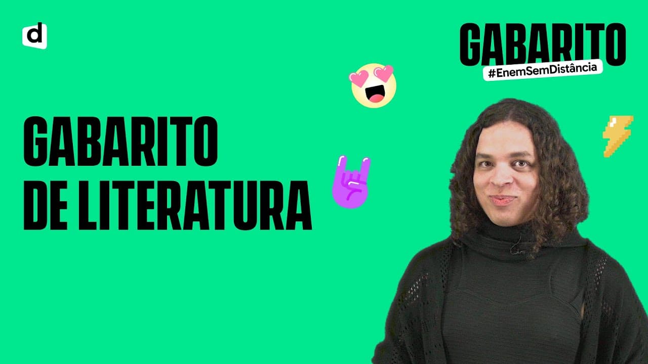 Thumbnail: GABARITO ENEM 2021 - Literatura