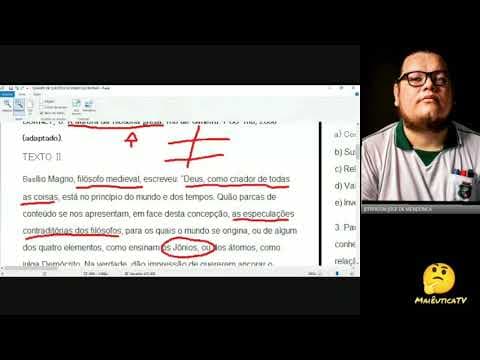Thumbnail da aula: ENEM - FILOSOFIA #1 - Resolução de questões.