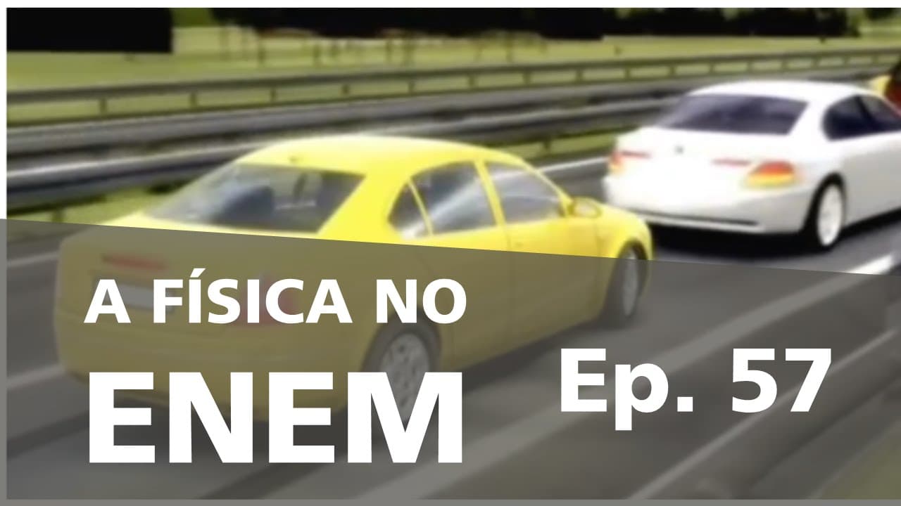 Thumbnail: A física no ENEM - Episódio 57 - Força de atrito e os freios ABS