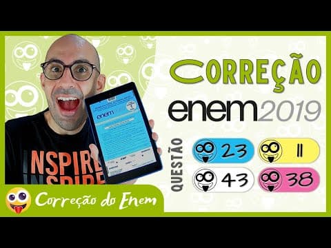 Thumbnail da aula: [CORREÇÃO DO ENEM] Questão 23 - Enem 2019 - Prova azul ▷ Vamos calçar os sapatos dos refugiados