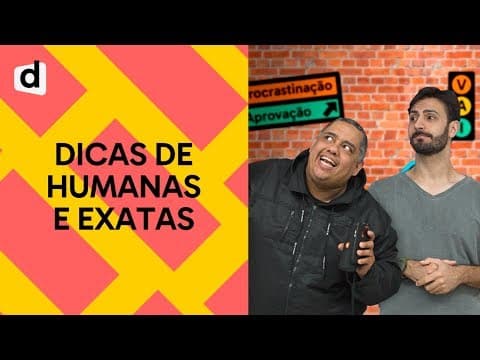 Thumbnail da aula: DICAS PARA FAZER QUESTÕES DISCURSIVAS DE EXATAS E HUMANAS | PLANTÃO DESCOMPLICA