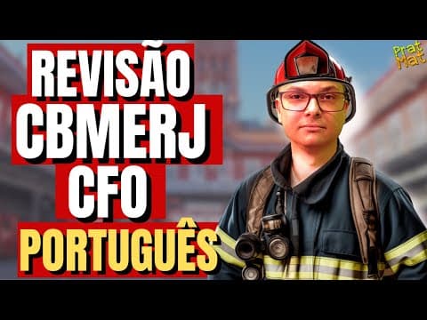 Thumbnail da aula: AULÃO DE PORTUGUÊS PARA O CFO CBMERJ ( UERJ)