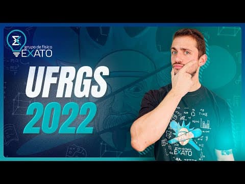 Thumbnail da aula: RESOLVIDA - (UFRGS - 2022) Considere o sistema massa-mola representado na figura abaixo. A massa de