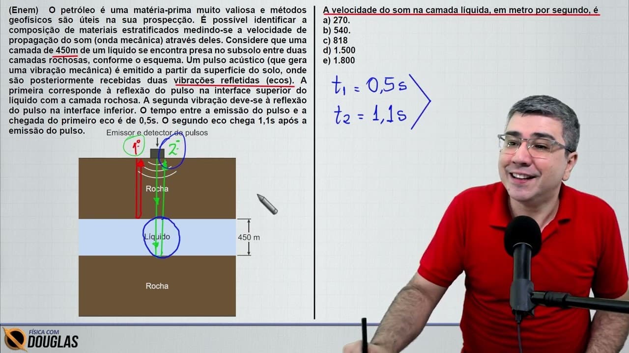 Thumbnail: ENEM 2023 O petróleo é uma matéria-prima muito valiosa e métodos geofísicos