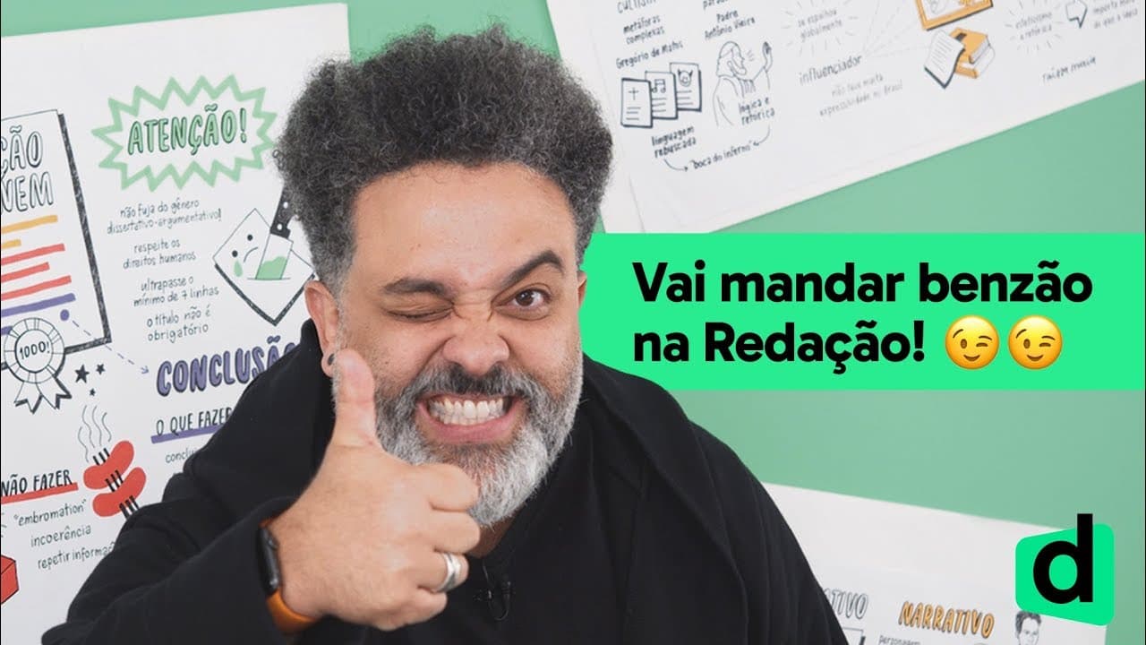 Thumbnail: COMO O DESCOMPLICA TE AJUDA A MANDAR BEM NA REDAÇÃO DO ENEM | PLANTÃO