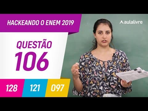 Thumbnail da aula: Enem 2019 | Física: Conversão de Energia Mecânica| Questão 106 (cinza)