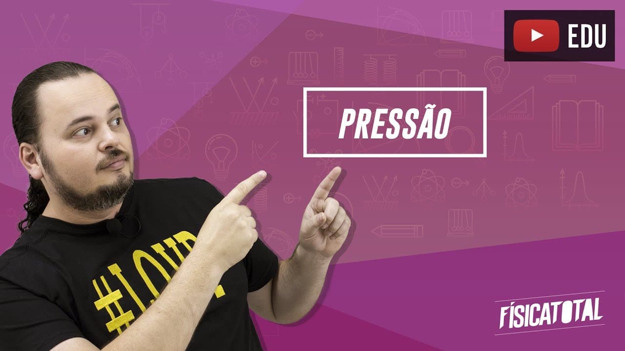 Thumbnail: Hidrostática | definição de pressão | força | área | Física em Questões 073