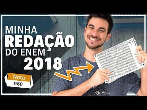 Thumbnail da aula: LENDO MINHA REDAÇÃO DO ENEM 2018 || Umberto Mannarino