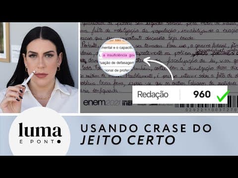 Thumbnail da aula: CORREÇÃO OFICIAL DA REDAÇÃO DO ENEM 2022