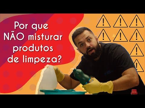 Thumbnail da aula: Por que NÃO misturar produtos de limpeza? - Brasil Escola