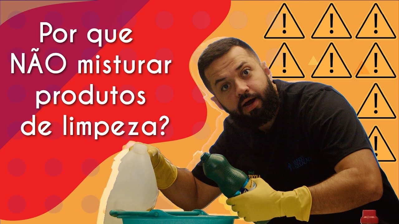 Thumbnail: Por que NÃO misturar produtos de limpeza? - Brasil Escola