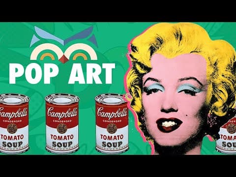Thumbnail da aula: POP ART: Origens, Estilo e Impacto!