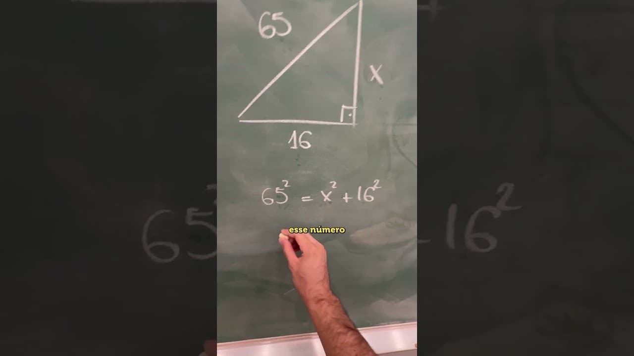 Thumbnail: Descobrindo o cateto sem o Teorema de Pitágoras?