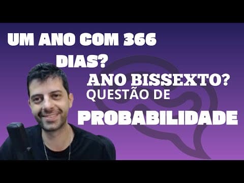Thumbnail da aula: UNIFESP 2025 - Q19 - Considere uma escola com 1099 alunos matriculados e admita um ano de 366