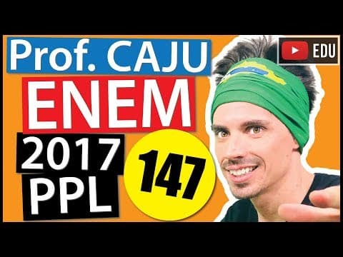 Thumbnail da aula: [ENEM 2017 PPL] 147 📒 MÉDIA ARITMÉTICA Numa turma de inclusão de jovens e adultos na educação formal