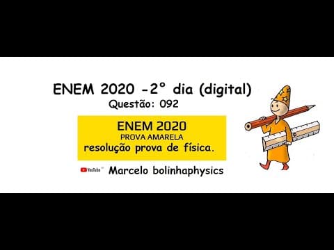 Thumbnail da aula: FÍSICA - ENEM 2020 2° DIA (DIGITAL) O adaptador de tomada tipo T(Figura 1) é um acessório utilizado