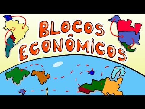 Thumbnail da aula: O que é um Bloco Econômico? NAFTA, UE, Mercosul e Outros