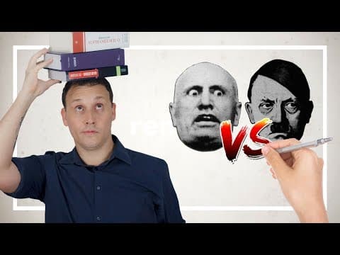 Thumbnail da aula: DIFERENÇAS ENTRE FASCISMO E NAZISMO (HISTÓRIA ILUSTRADA).