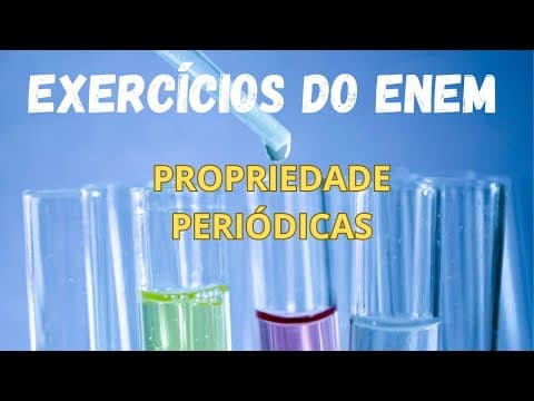 Thumbnail da aula: 100 Questões para o ENEM - Questão 13 - O cádmio, presente nas baterias, pode chegar ao solo quando