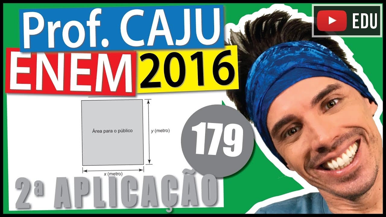 Thumbnail: [ENEM 2016 2Ap] 179 📓 VÉRTICE DA PARÁBOLA Dispondo de um grande terreno, uma empresa de