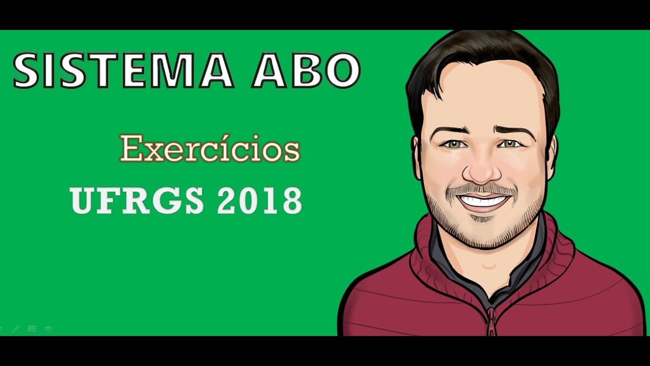Thumbnail: GENÉTICA - RESOLUÇÃO DE EXERCÍCIOS - UFRGS 2018 (BIOLOGIA)