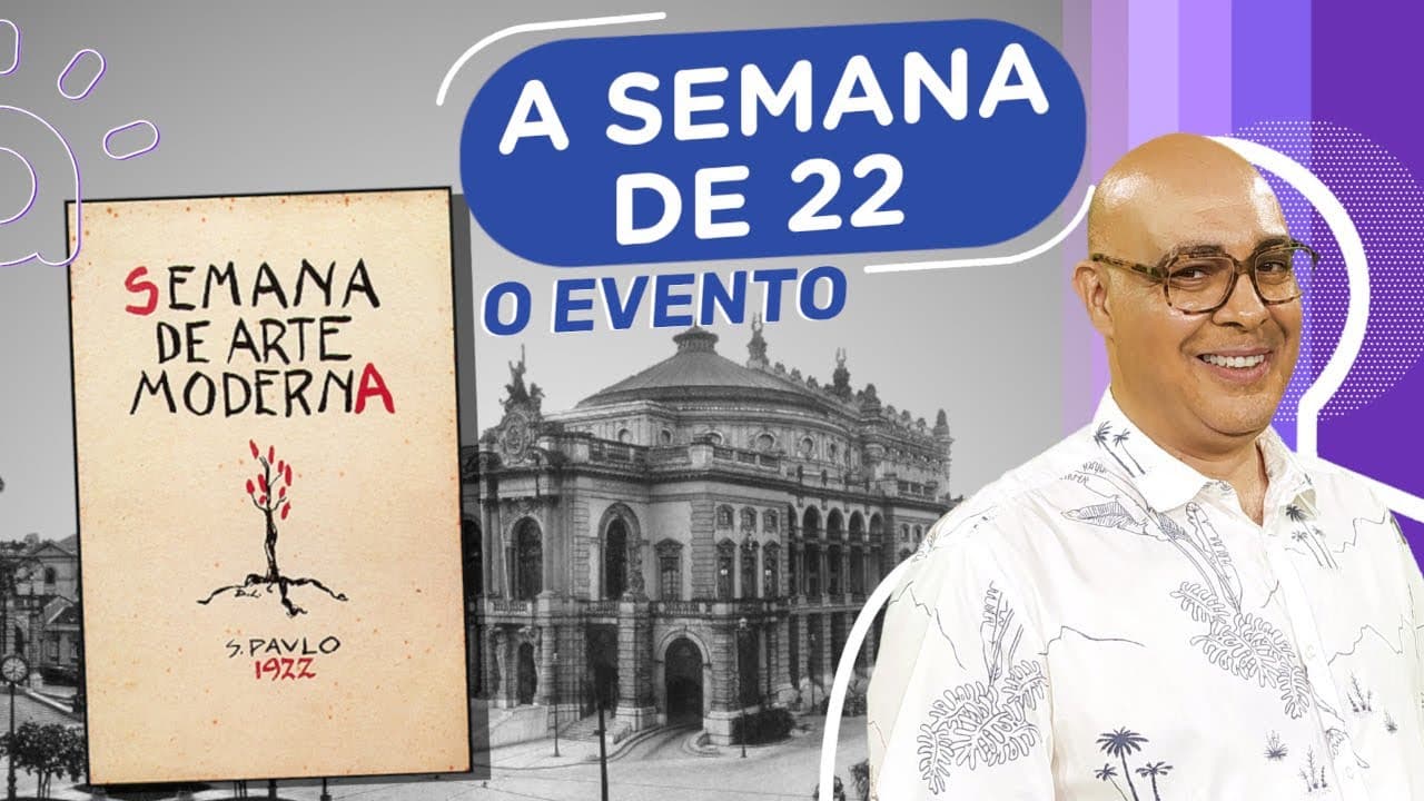 Thumbnail: A Semana de Arte Moderna de 1922 | Entre Aplausos e Apuros | Os 3 Dias do Evento