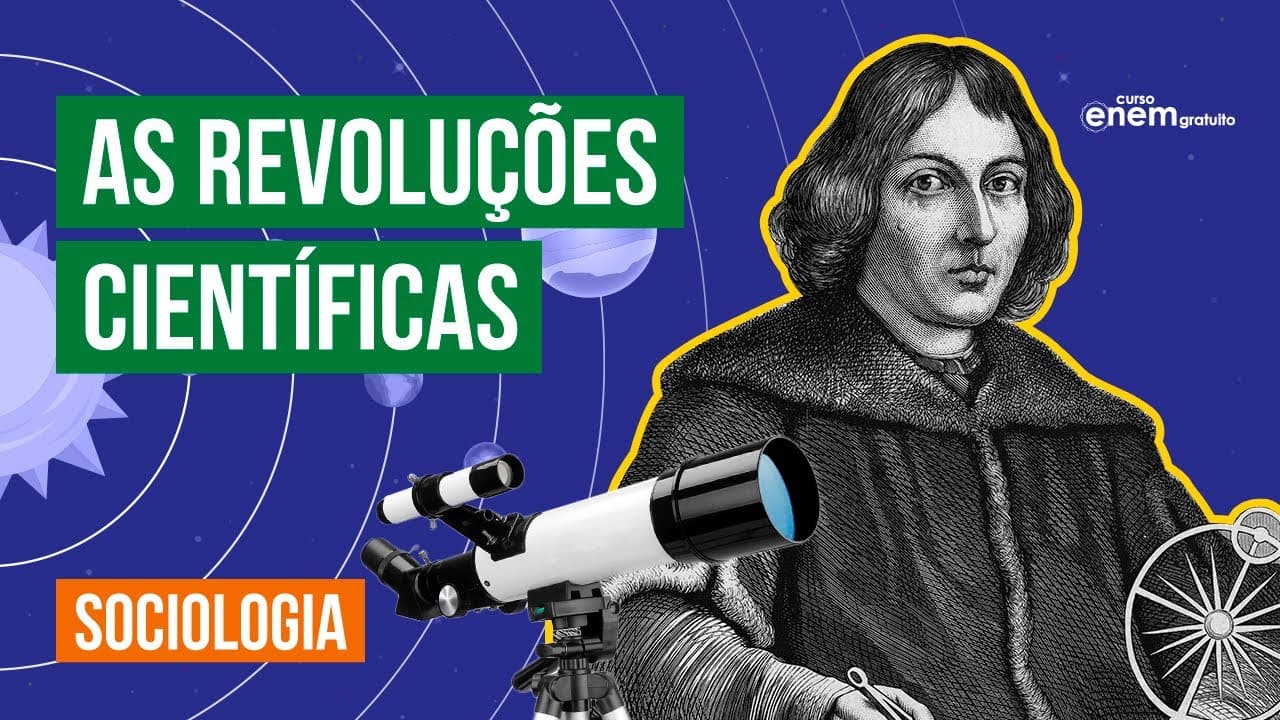 Thumbnail: REVOLUÇÕES CIENTÍFICAS: o surgimento da Sociologia | Resumo de Sociologia - Enem | Fábio Pereira