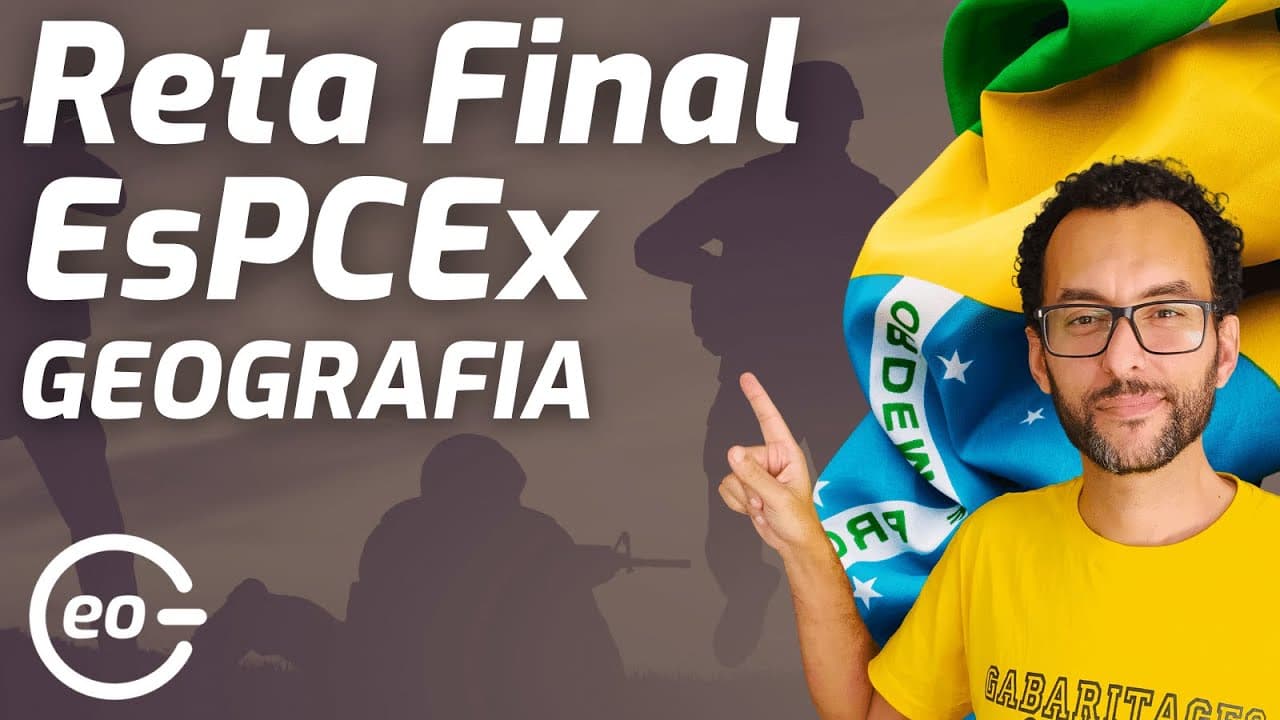 Thumbnail: GEOGRAFIA PARA ESPCEX | RESOLUÇÃO DE QUESTÃO | GEOGRAFIA ECONÔMICA |