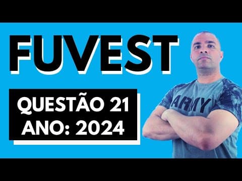 Thumbnail da aula: [FUVEST 2024/Q21] Um estudante (FV) intrigado com a escala de pH entre 0 e 14 perguntou a um sistema