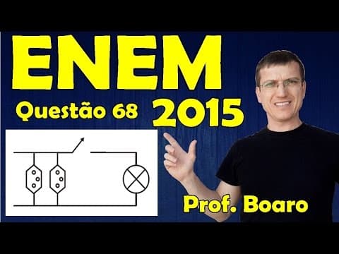 Thumbnail da aula: ENEM 2015 - QUESTÃO 68 - PROVA AZUL - FISICA   Prof.  Marcelo Boaro