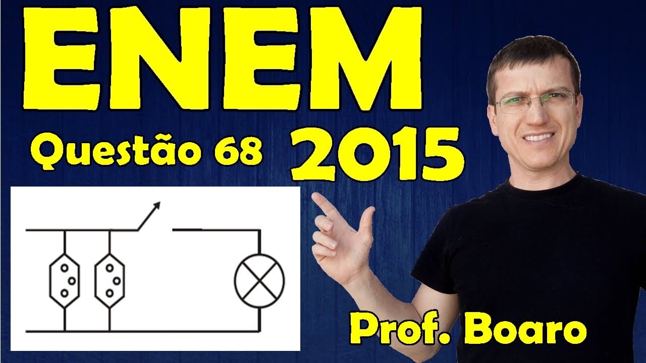 Thumbnail: ENEM 2015 - QUESTÃO 68 - PROVA AZUL - FISICA   Prof.  Marcelo Boaro