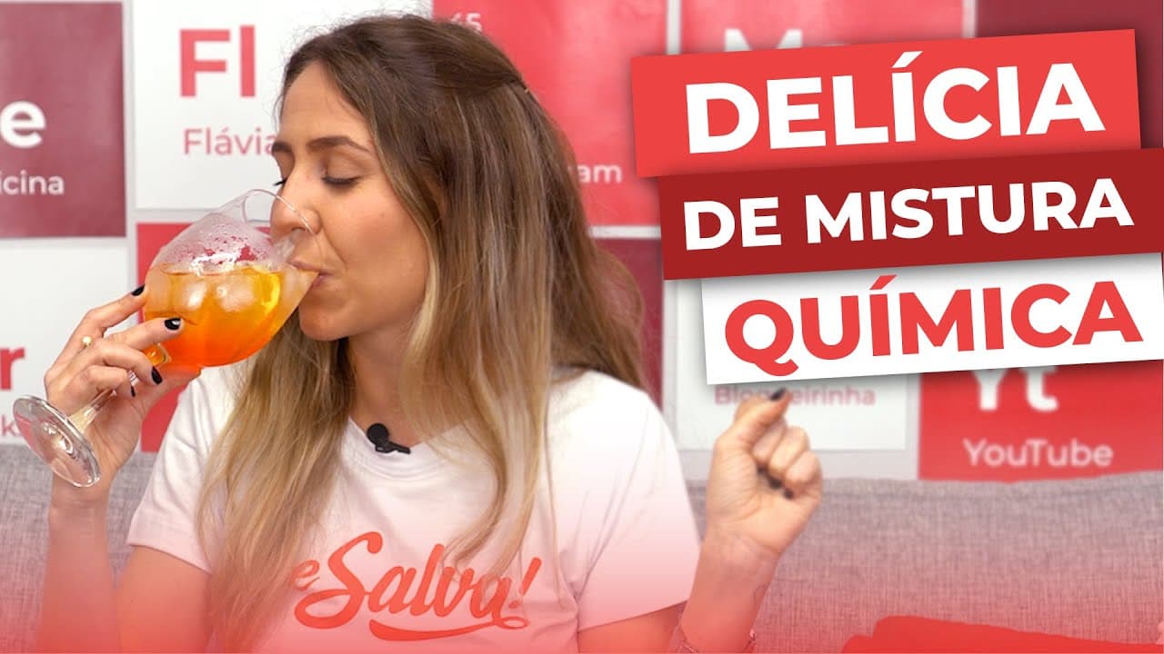 Thumbnail: A Química dos Drinks | Rolou Uma Química com Prof. Flávia | É MEME OU AULA? | Me Salva! ENEM
