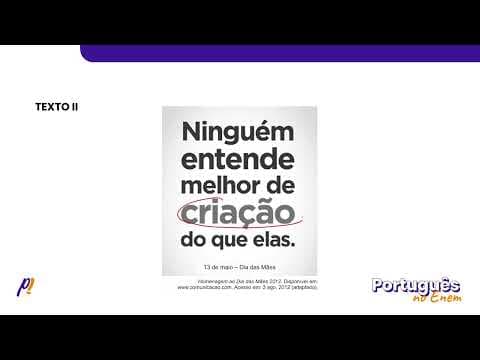 Thumbnail da aula: ENEM 2017 - ESTUDOS DO SENTIDO | Os dois textos apresentados versam sobre o tema criatividade...