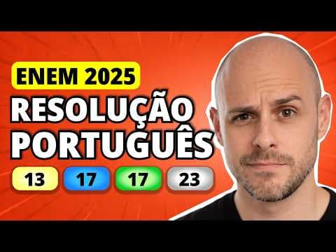 Thumbnail da aula: ENEM 2025 Linguagens – Questão 13 | Antes do inverno chegar. Ela tinha olhinhos brilhantes.