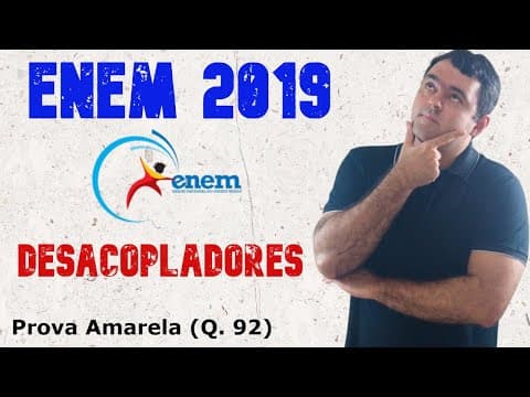 Thumbnail da aula: ENEM 2019 Desacopladores -  O 2,4-dinitrofenol (DNP) é conhecido como desacoplador da cadeia de