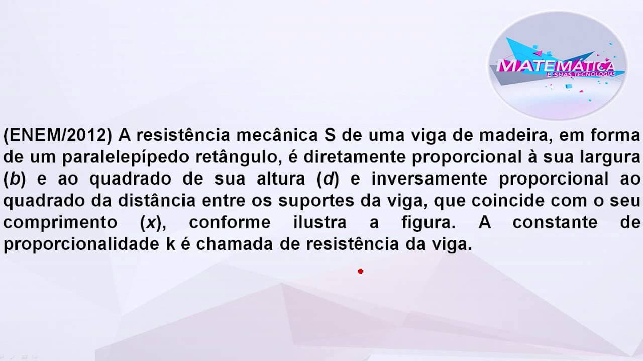 Thumbnail: Matemática: Proporção - ENEM