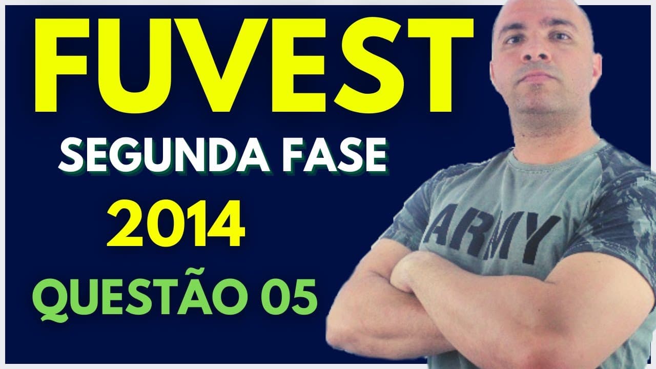 Thumbnail: FUVEST 2ª FASE 2014 - Tema: DESLOCAMENTO DE EQUILÍBRIO e pH (Questão 05, Dia 3)